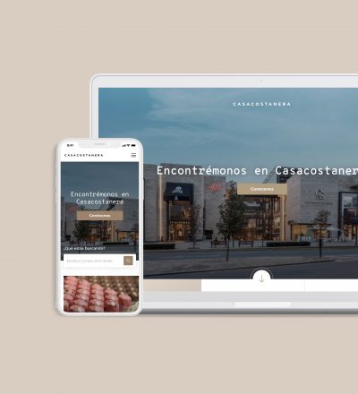 notebook y smartphone con sitio Casa Costanera