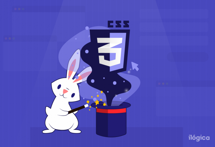 ilustración de conejo haciendo magia del CSS